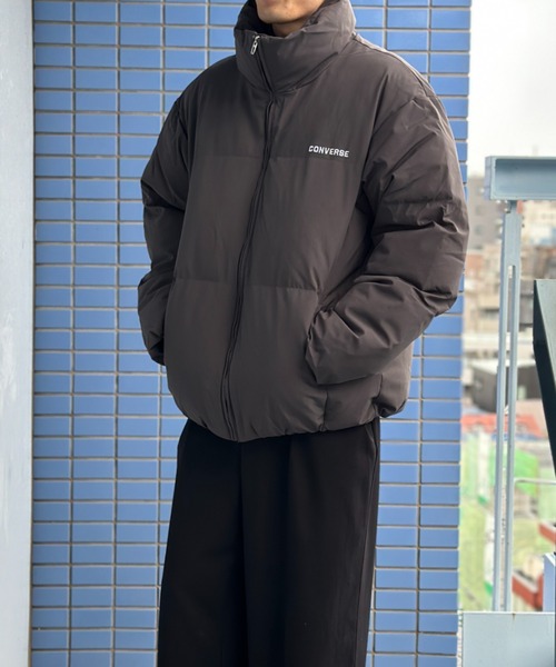 CONVERSE(コンバース)の「CONVERSE ファイバーダウン 中綿ボリュームスタンドブルゾン(ダウンジャケット/コート・メンズ・ホワイト/グレー/ブラック・M/XL/L)」の7枚目の写真