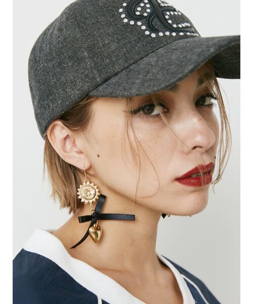 EVRIS（エヴリス）の「SUNNY MOTIF RIBBON ピアス（ピアス（両耳用）・レディース・ゴールド/シルバー・FREE）」の8枚目の写真