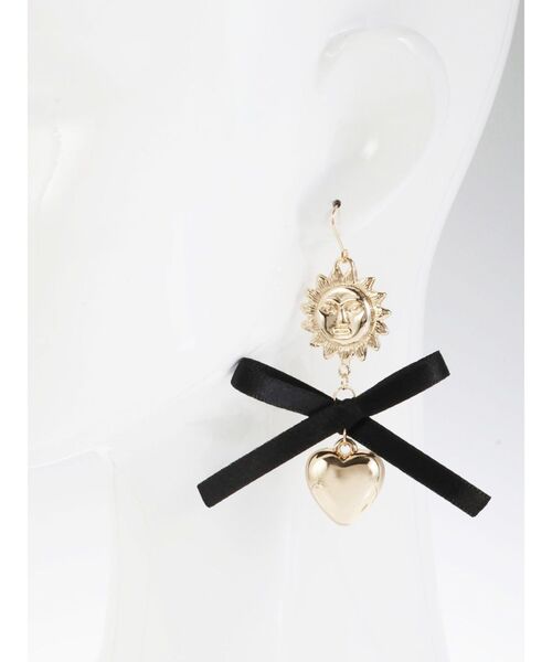 EVRIS（エヴリス）の「SUNNY MOTIF RIBBON ピアス（ピアス（両耳用）・レディース・ゴールド/シルバー・FREE）」の14枚目の写真