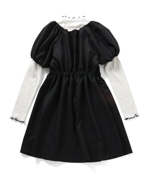 algy（アルジー）の「レイヤードワンピセット（ワンピース・キッズ・グレー/ブラック・XX-SMALL/X-SMALL/MEDIUM/SMALL）」の10枚目の写真