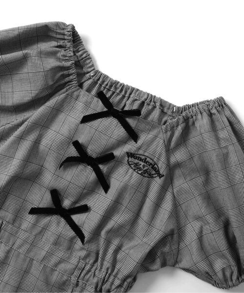 algy（アルジー）の「レイヤードワンピセット（ワンピース・キッズ・グレー/ブラック・XX-SMALL/X-SMALL/MEDIUM/SMALL）」の13枚目の写真