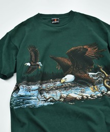 SIGNAL SPORTS（シグナルスポーツ）の「【ヴィンテージ古着】90’s SIGNAL SPORTS イーグル アニマルプリントTシャツ USA製（Tシャツ/カットソー）」