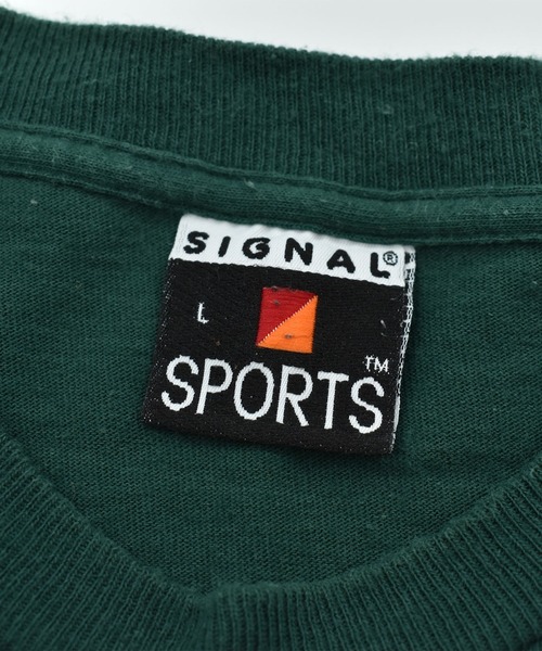 SIGNAL SPORTS(シグナルスポーツ)の「【ヴィンテージ古着】90’s SIGNAL SPORTS イーグル アニマルプリントTシャツ USA製(Tシャツ/カットソー・メンズ・グリーン・LARGE)」の7枚目の写真