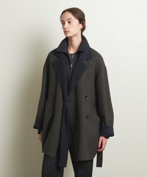 ATTISESSION (24AW) リバーベルトコートブラウン ATTISESSION (24AW) リバーベルトコートブラウン - メルカリ