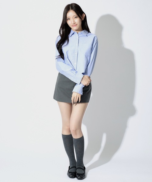 Stripe A Line Skirt / Aラインストライプミニスカート