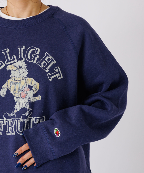 FRUIT OF THE LOOM/フルーツオブザルーム】ラグラントレーナー