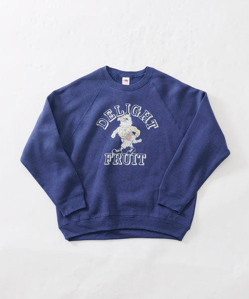 FRUIT OF THE LOOM(フルーツオブザルーム)の「【FRUIT OF THE LOOM/フルーツオブザルーム】ラグラントレーナー/フルーツ柄/鷲柄(スウェット・メンズ・ブラック系その他2/インディゴブルー/パープル/ブラック系その他・M/L/S)」の15枚目の写真
