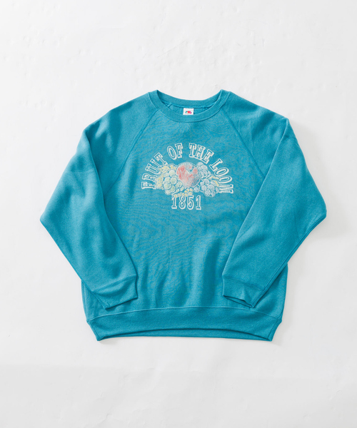 FRUIT OF THE LOOM(フルーツオブザルーム)の「【FRUIT OF THE LOOM/フルーツオブザルーム】ラグラントレーナー/フルーツ柄/鷲柄(スウェット・メンズ・ブラック系その他2/インディゴブルー/パープル/ブラック系その他・M/L/S)」の21枚目の写真