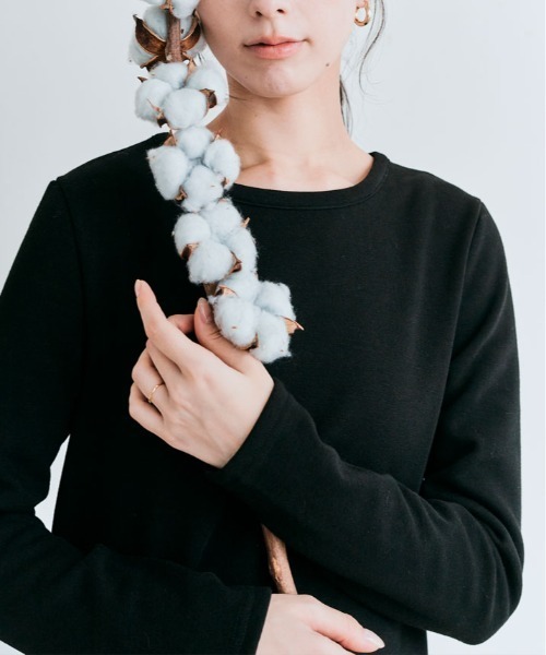 kirakiraShop(キラキラショップ)の「裏起毛 ロング 全骨格 ワンピース(ワンピース・レディース・ネイビー/グレー系その他/ブラック/杢グレー・L/M/S)」の19枚目の写真