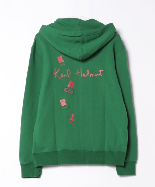 KARL HELMUT(カールヘルム)の「ロゴプリントパーカー(パーカー・メンズ・レッド/グリーン/キナリ/ブルーグレー/ブラック・LARGE/MEDIUM)」の22枚目の写真