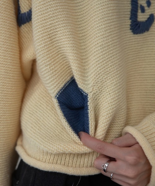 最終値下げ！ COACH アヒル刺繍 ニットセーター 最終値下げ！ COACH アヒル刺繍 ニットセーター - メルカリ