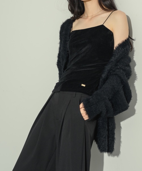 NEUNA(ヌナ)の「ツイルダブルタックパンツ(スラックス・レディース・ライトベージュ/ブラック・MEDIUM/SMALL)」の5枚目の写真