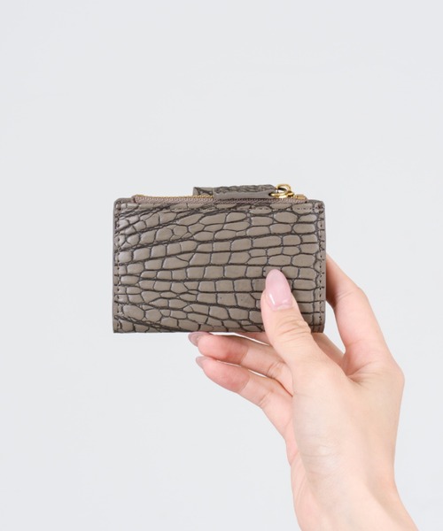 BELLIES YORK（ベリーズヨーク）の「【BELLIES YORK/ベリーズヨーク】キーケース　小銭入れ付き クロコダイル ワニ革（キーケース/キーアクセサリー・レディース・アイボリー/ブラック/ベージュ系その他/ダークグリーン/ワインレッド/ネイビー・FREE）」の16枚目の写真