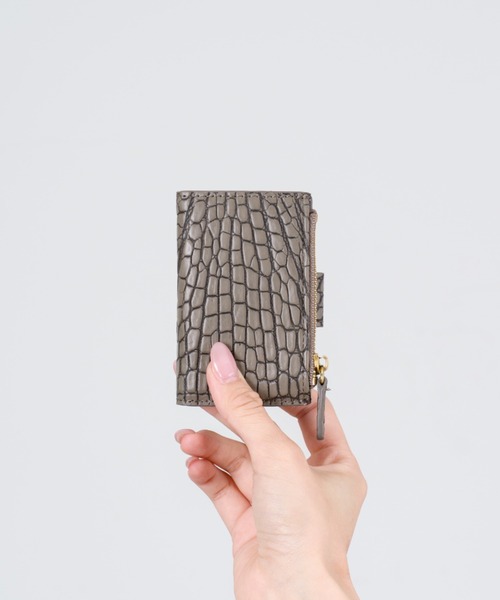 BELLIES YORK（ベリーズヨーク）の「【BELLIES YORK/ベリーズヨーク】キーケース　小銭入れ付き クロコダイル ワニ革（キーケース/キーアクセサリー・レディース・アイボリー/ブラック/ベージュ系その他/ダークグリーン/ワインレッド/ネイビー・FREE）」の17枚目の写真