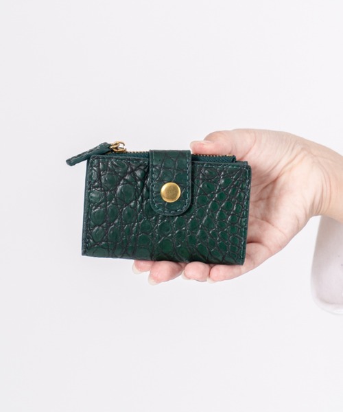 BELLIES YORK（ベリーズヨーク）の「【BELLIES YORK/ベリーズヨーク】キーケース　小銭入れ付き クロコダイル ワニ革（キーケース/キーアクセサリー・レディース・アイボリー/ブラック/ベージュ系その他/ダークグリーン/ワインレッド/ネイビー・FREE）」の22枚目の写真
