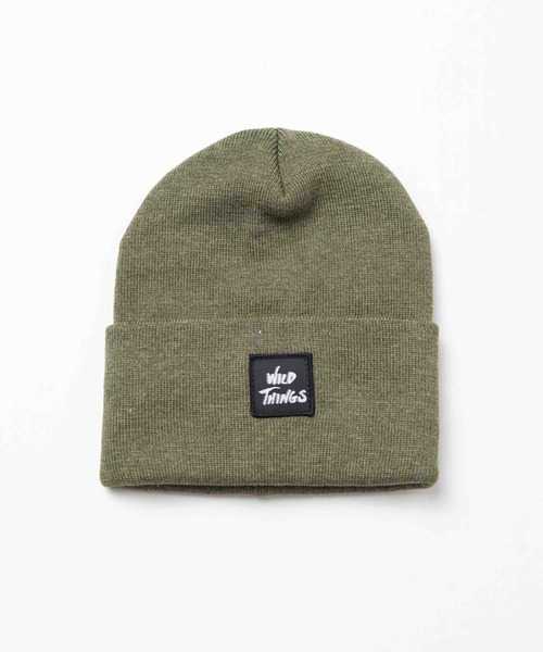 WILD THINGS（ワイルドシングス）の「【63】【WILD THINGS】WATCH CAP（ニットキャップ/ビーニー・メンズ・ブラック/オリーブ/ブラウン・FREE）」の3枚目の写真