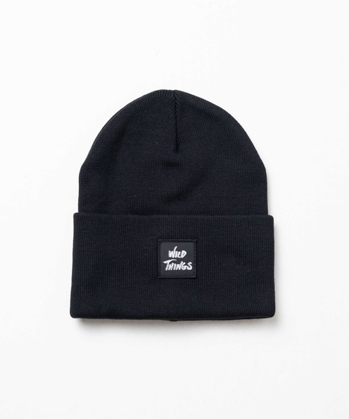 WILD THINGS（ワイルドシングス）の「【63】【WILD THINGS】WATCH CAP（ニットキャップ/ビーニー・メンズ・ブラック/オリーブ/ブラウン・FREE）」の2枚目の写真