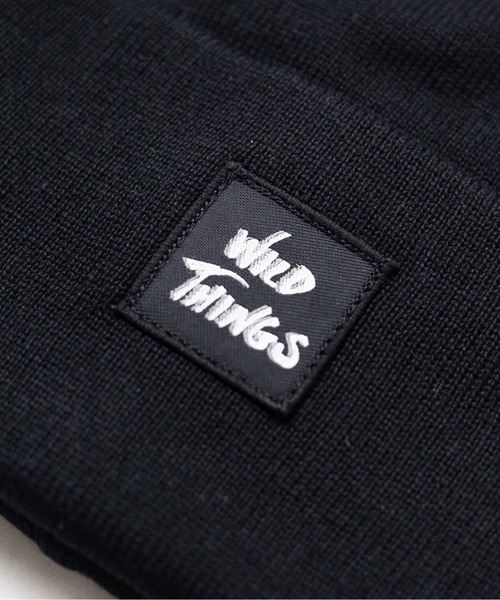 WILD THINGS（ワイルドシングス）の「【63】【WILD THINGS】WATCH CAP（ニットキャップ/ビーニー・メンズ・ブラック/オリーブ/ブラウン・FREE）」の4枚目の写真