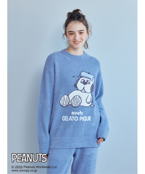 セール】【PEANUTS】【HOMME】オラフジャガードプルオーバー