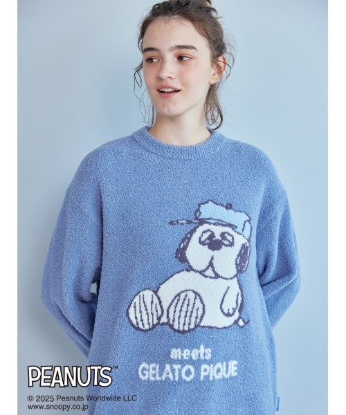 セール】【PEANUTS】【HOMME】オラフジャガードプルオーバー