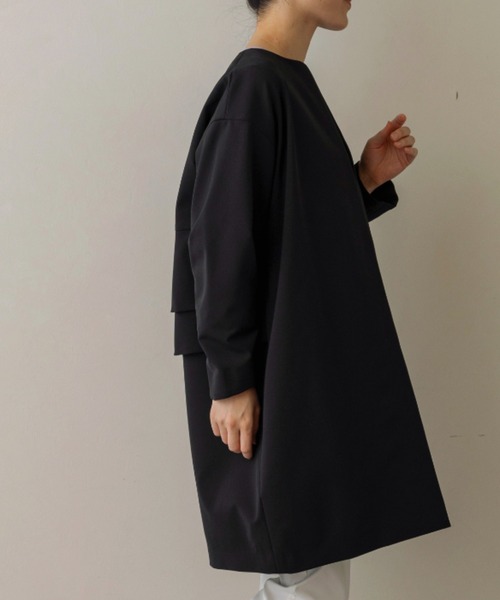 SONO/ソーノ】【SONO NAVY/ソーノネイビー】バックフリルラウン