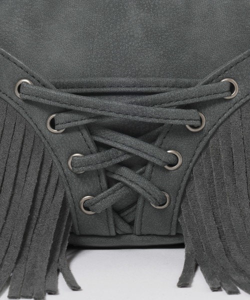 PAGEBOY（ページボーイ）の「ウエスタンフリンジバッグ（ショルダーバッグ・レディース・ベージュ/ブラック・FREE）」の17枚目の写真