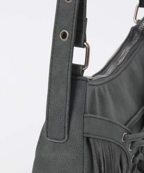 PAGEBOY（ページボーイ）の「ウエスタンフリンジバッグ（ショルダーバッグ・レディース・ベージュ/ブラック・FREE）」の11枚目の写真