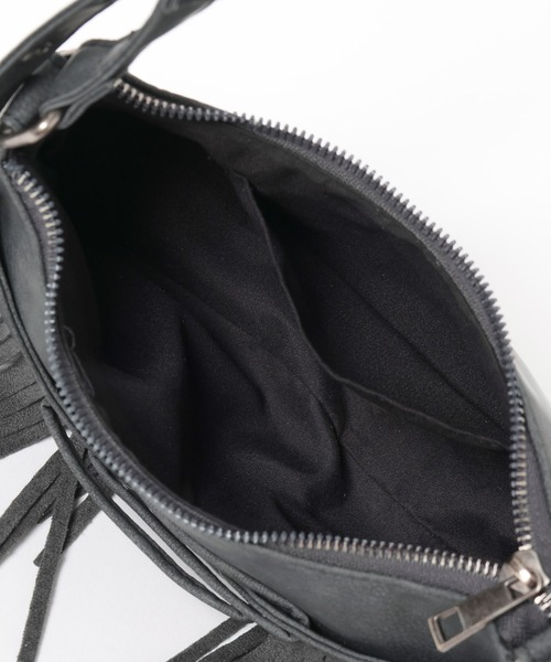 PAGEBOY（ページボーイ）の「ウエスタンフリンジバッグ（ショルダーバッグ・レディース・ベージュ/ブラック・FREE）」の10枚目の写真