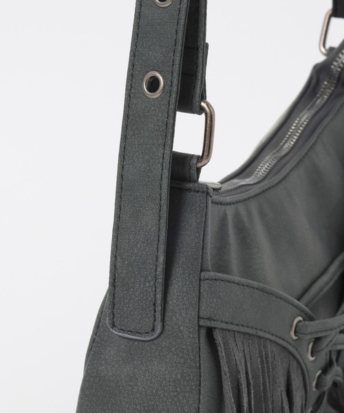 PAGEBOY（ページボーイ）の「ウエスタンフリンジバッグ（ショルダーバッグ・レディース・ベージュ/ブラック・FREE）」の22枚目の写真