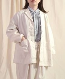 Brocante（ブロカント）の「[Brocante / ブロカント] 綿ヘンプウェザー グランパジャケット（その他アウター）」