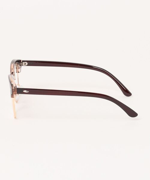 Port（ポート）の「【 Port / ポート 】 クラシック ハーフリム 伊達メガネ #（メガネ・レディース・クリア/ブラウン/ブラック/ライトブラウン・FREE）」の11枚目の写真
