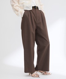 Firsthand | コットンリネン ワイドパンツ / ワイドシルエット / イージー仕様(その他パンツ)