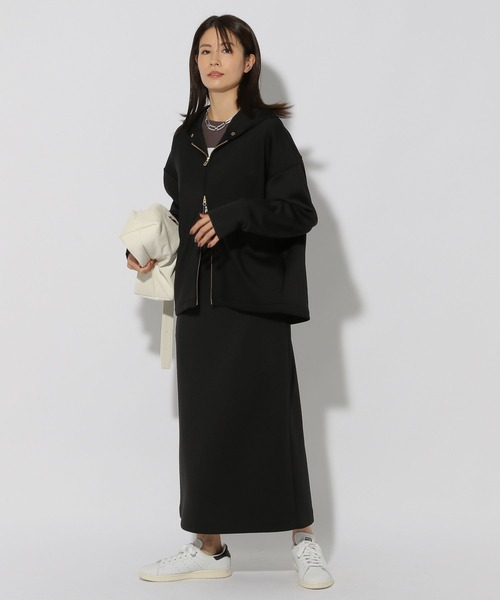 Elura（エルーラ）の「マシュマロナロースカート＜低身長サイズあり＞/289189（スカート・レディース・ライトグレー/ブラック・FREE(S)/LARGE/MEDIUM）」の4枚目の写真