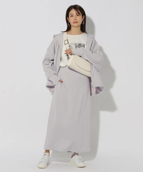 Elura（エルーラ）の「マシュマロナロースカート＜低身長サイズあり＞/289189（スカート・レディース・ライトグレー/ブラック・FREE(S)/LARGE/MEDIUM）」の8枚目の写真