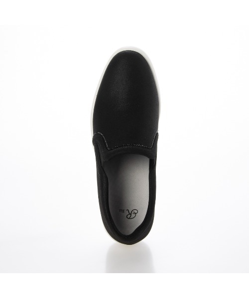 Riz raffinee（リズラフィーネ）の「ヒールアップスリッポンスニーカー（スリッポン・レディース・ブラック系その他3/カモフラージュ/アイボリー・23.5cm/23cm/24.5cm/24cm/22.5cm）」の6枚目の写真