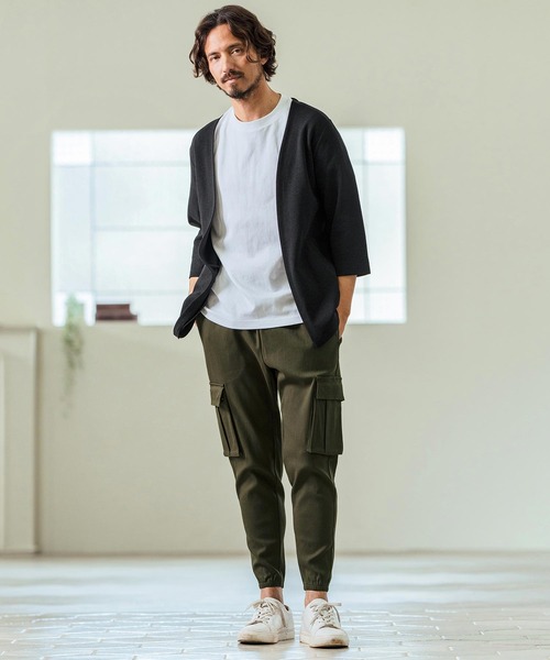 Magine(マージン)の「mp13240- Super Stretch Twill Cargo Design Tapered Pants カーゴパンツ(カーゴパンツ・メンズ・チャコール/ブラック/オリーブ・44/46/48)」の7枚目の写真