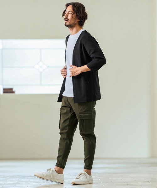 Magine(マージン)の「mp13240- Super Stretch Twill Cargo Design Tapered Pants カーゴパンツ(カーゴパンツ・メンズ・チャコール/ブラック/オリーブ・44/46/48)」の8枚目の写真