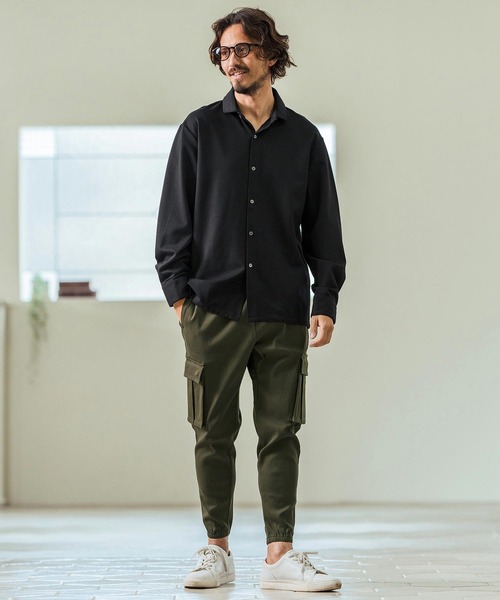Magine(マージン)の「mp13240- Super Stretch Twill Cargo Design Tapered Pants カーゴパンツ(カーゴパンツ・メンズ・チャコール/ブラック/オリーブ・44/46/48)」の10枚目の写真