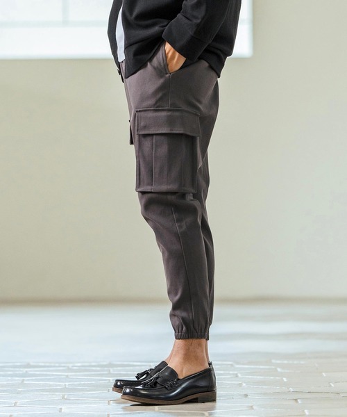 Magine(マージン)の「mp13240- Super Stretch Twill Cargo Design Tapered Pants カーゴパンツ(カーゴパンツ・メンズ・チャコール/ブラック/オリーブ・44/46/48)」の12枚目の写真
