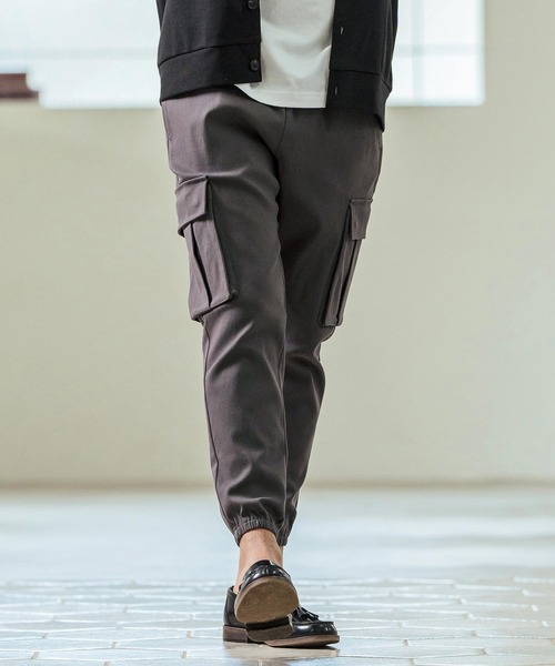 Magine(マージン)の「mp13240- Super Stretch Twill Cargo Design Tapered Pants カーゴパンツ(カーゴパンツ・メンズ・チャコール/ブラック/オリーブ・44/46/48)」の13枚目の写真