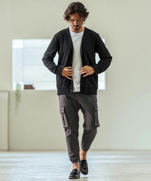 Magine(マージン)の「mp13240- Super Stretch Twill Cargo Design Tapered Pants カーゴパンツ(カーゴパンツ・メンズ・チャコール/ブラック/オリーブ・44/46/48)」の15枚目の写真