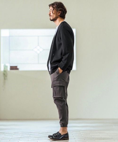 Magine(マージン)の「mp13240- Super Stretch Twill Cargo Design Tapered Pants カーゴパンツ(カーゴパンツ・メンズ・チャコール/ブラック/オリーブ・44/46/48)」の16枚目の写真