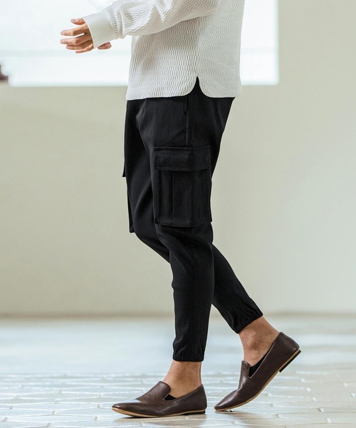 Magine(マージン)の「mp13240- Super Stretch Twill Cargo Design Tapered Pants カーゴパンツ(カーゴパンツ・メンズ・チャコール/ブラック/オリーブ・44/46/48)」の18枚目の写真