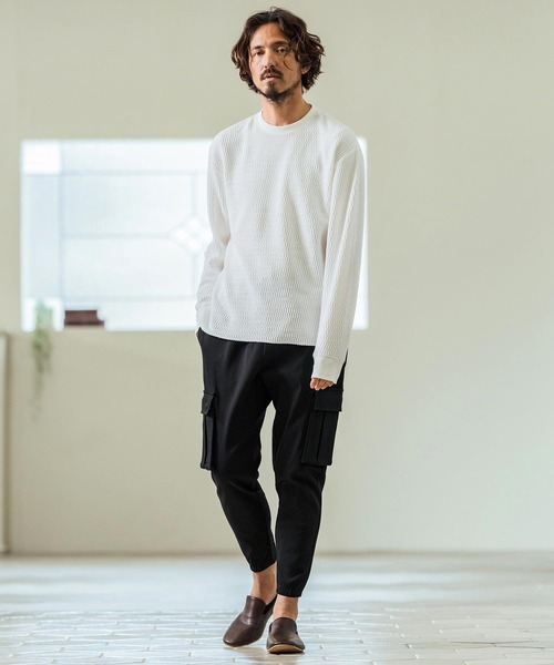Magine(マージン)の「mp13240- Super Stretch Twill Cargo Design Tapered Pants カーゴパンツ(カーゴパンツ・メンズ・チャコール/ブラック/オリーブ・44/46/48)」の20枚目の写真