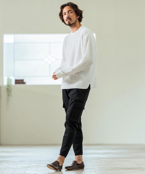 Magine(マージン)の「mp13240- Super Stretch Twill Cargo Design Tapered Pants カーゴパンツ(カーゴパンツ・メンズ・チャコール/ブラック/オリーブ・44/46/48)」の21枚目の写真