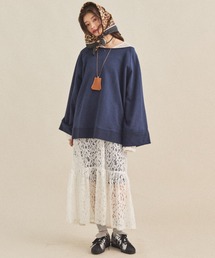 MIRROR STOKE（ミラーストーク）の「【ZOZO限定】TIERED LACE ONEPIECE/ティアードレースワンピース（ワンピース）」