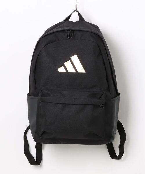 adidas(アディダス)の「《adidas》クラシック 3BARS バックパック(バックパック/リュック・メンズ・ブラック×ホワイト/ダークブルー/ベージュ系その他/ブラック×ゴールド・フリー)」の3枚目の写真