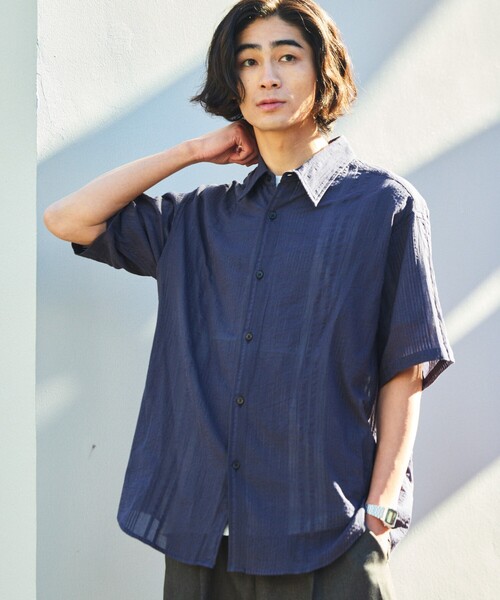 セール】限定展開 Relax Fit リラックスフィット シアサッカー S/S