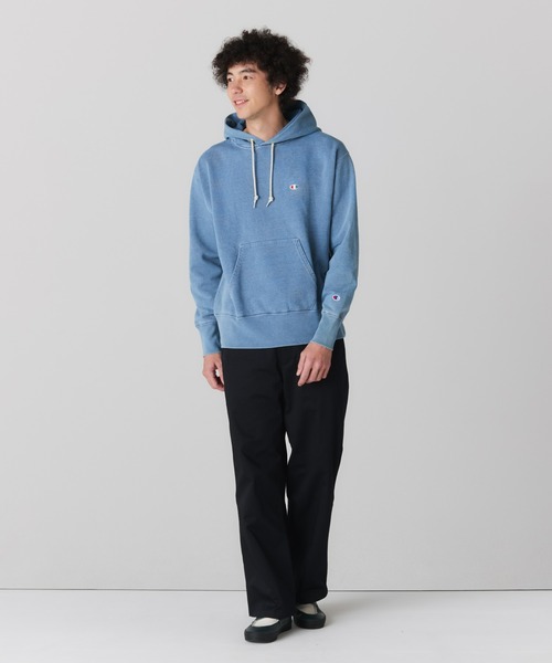 Champion(チャンピオン)の「【Champion/チャンピオン】直営限定コレクション メンズ フーデッドスウェットシャツ(パーカー・メンズ・ブルー系その他/ブルー系その他2・SMALL/MEDIUM/LARGE/X-LARGE)」の16枚目の写真