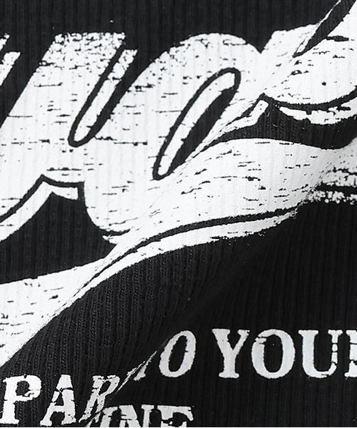Mi-je(ミジェ)の「シャーリングラグランロンT【韓国ファッション】(Tシャツ/カットソー・レディース・ブラック/オフホワイト・F)」の6枚目の写真